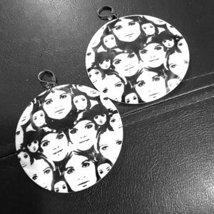 Betsey Johnson Disc Earrings